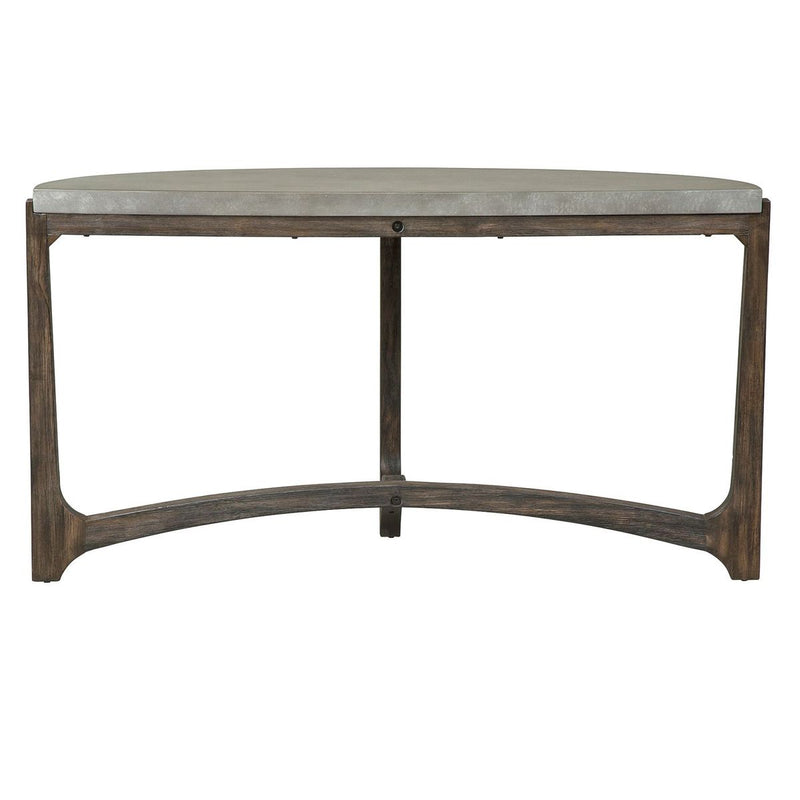 Liberty Furniture Cascade Sofa Table in Wire Brush Rustic Brown image