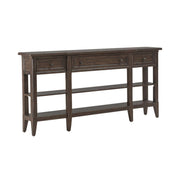 Liberty Furniture Paradise Valley Hall Console Table in Saddle Brown EST SHIP TIME APPX 4 WEEKS image