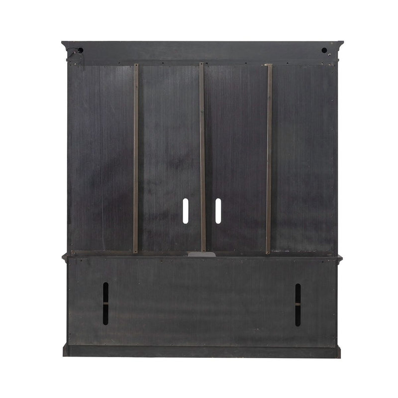 Liberty Furniture Paradise Valley Entertainment Center in Saddle Brown