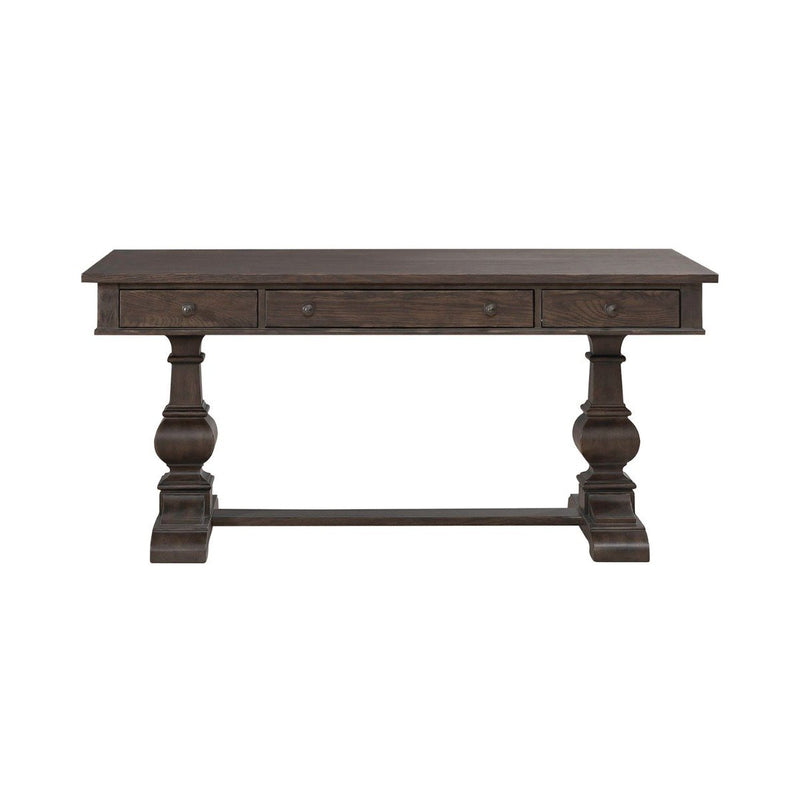Liberty Furniture Paradise Valley Writing Desk in Saddle Brown