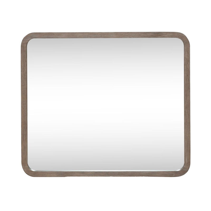 Liberty Furniture South Bend Landscape Mirror in Burnished Clay image