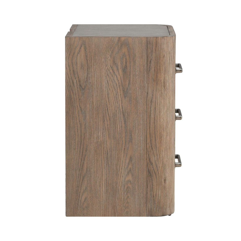 Liberty Furniture South Bend Nightstand w/ Charging Station in Burnished Clay