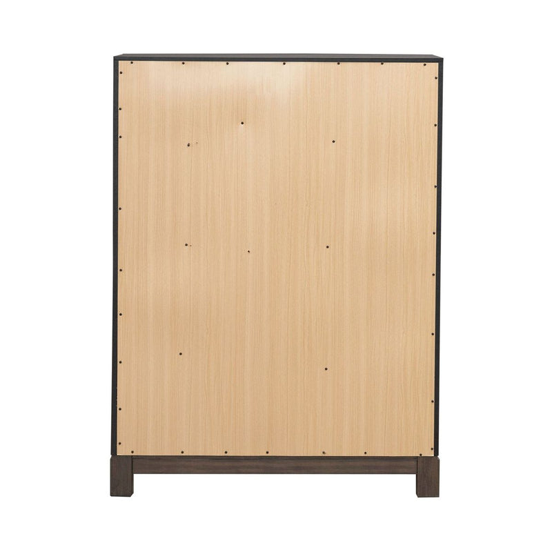 Liberty Furniture Modern Edge 5 Drawer Chest in Caffe