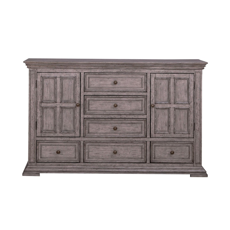 Liberty Furniture Big Valley Dresser in Graystone