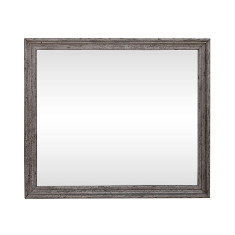 Liberty Furniture Big Valley Mirror in Graystone