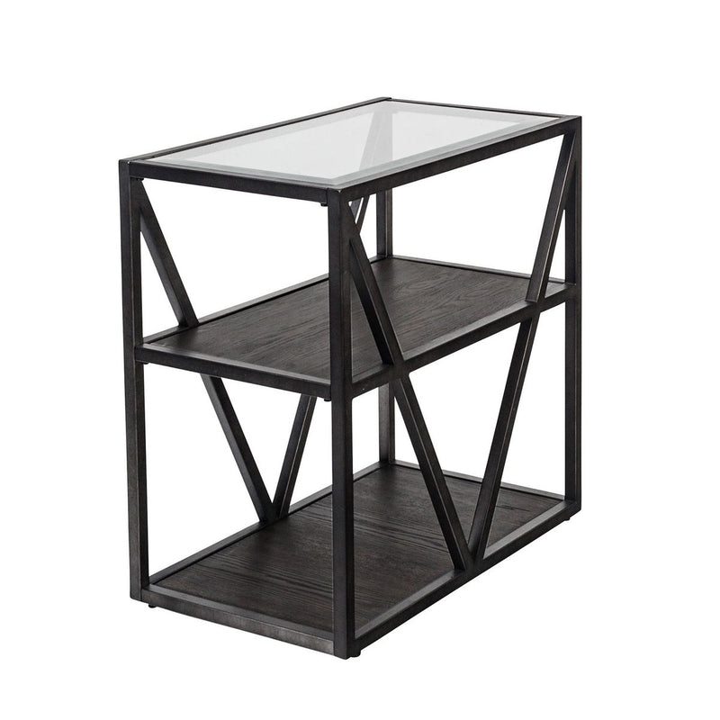 Liberty Furniture Arista Chair Side Table in Cobblestone Brown image