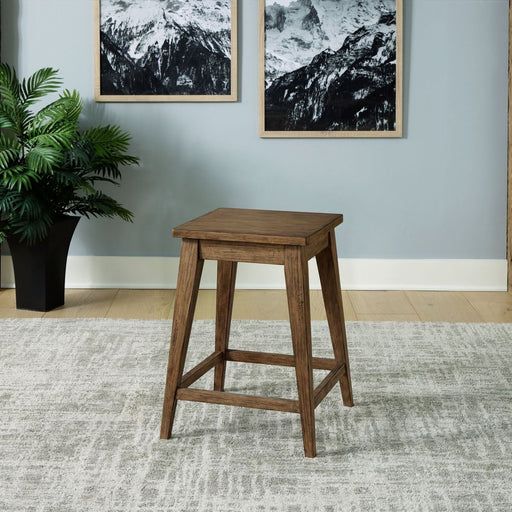 Liberty Furniture Pinebrook Ridge Console Stool in Weathered Toffee image
