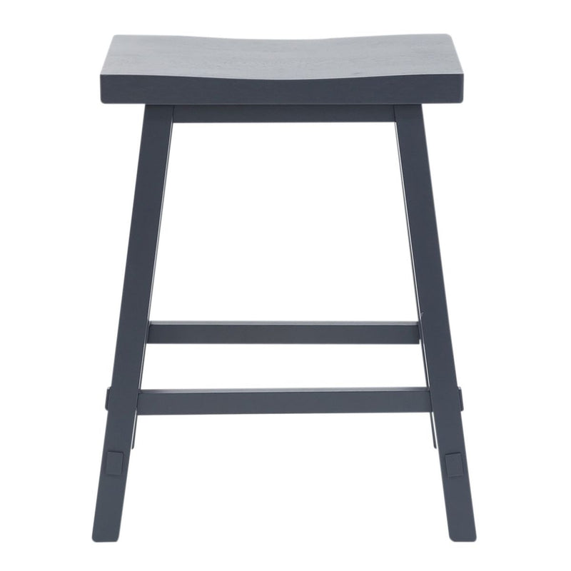 Liberty Furniture Creations II 30 Inch Sawhorse Barstool in Navy (Set of 2) image
