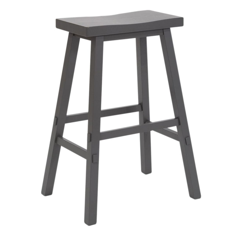 Liberty Furniture Creations II 30 Inch Sawhorse Stool in Gray (Set of 2)