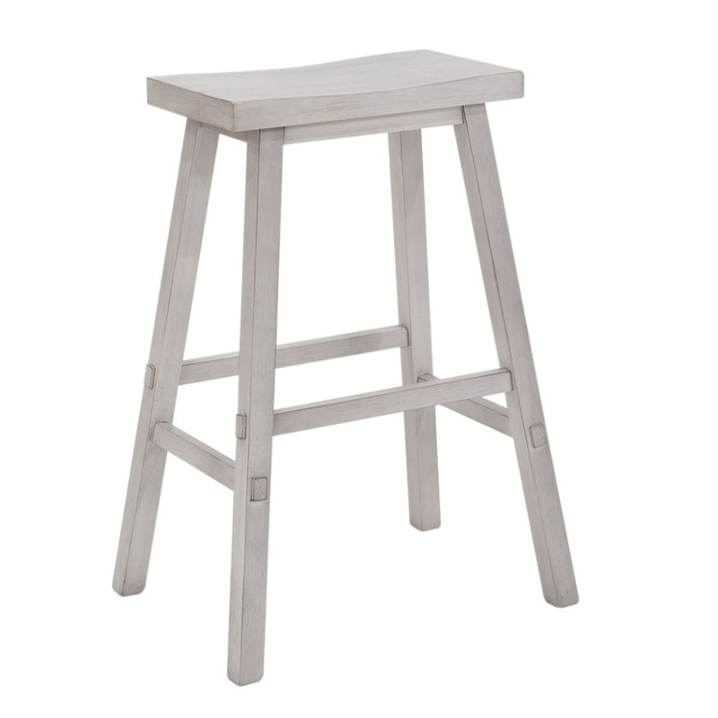 Liberty Furniture Creations II 30 Inch Sawhorse Stool in White (Set of 2)
