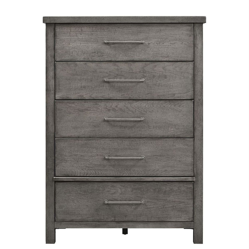 Liberty Furniture Modern Farmhouse Drawer Chest in Dusty Charcoal image