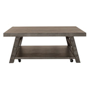 Liberty Furniture Modern Farmhouse Cocktail Table in Brown image