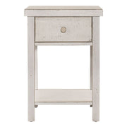 Liberty Furniture Modern Farmhouse Chair Side Table in White image