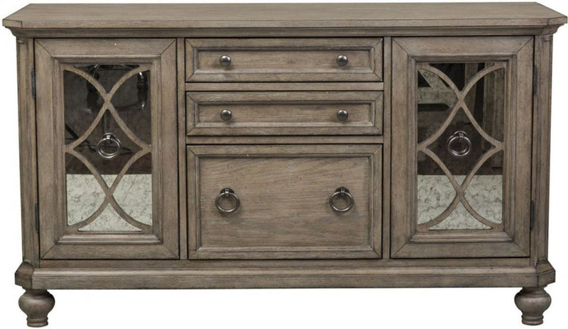 Liberty Simply Elegant Credenza in Heathered Taupe