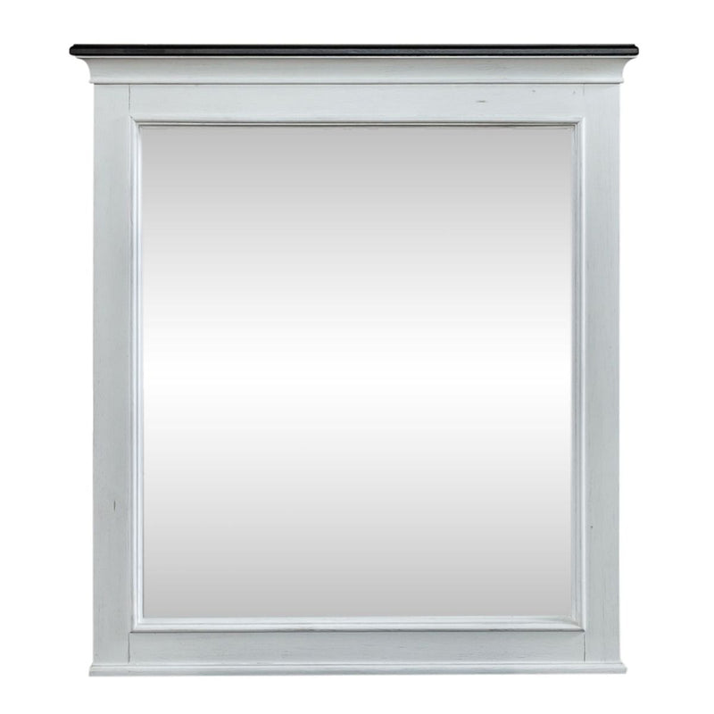 Liberty Furniture Allyson Park Crown Mirror in White image