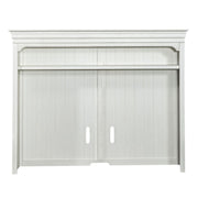Liberty Allyson Park Entertainment Hutch in Wirebrushed White image
