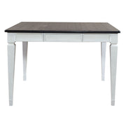 Liberty Furniture Allyson Park Pedestal Counter Height Leg Table in Wirebrushed White image
