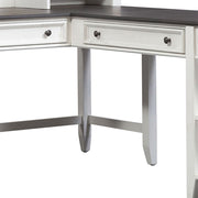 Liberty Furniture Allyson Park Right Turn Writing Desk in Wirebrushed White image
