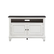 Liberty Furniture Allyson Park 46 Inch TV Console in Wirebrushed White image