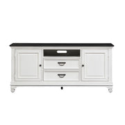 Liberty Furniture Allyson Park 66 Inch TV Console in Wirebrushed White image
