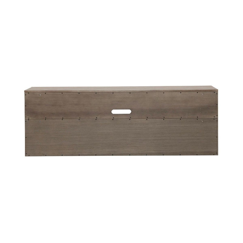 Liberty Furniture City Scape Entertainment TV Console in Burnished Beige