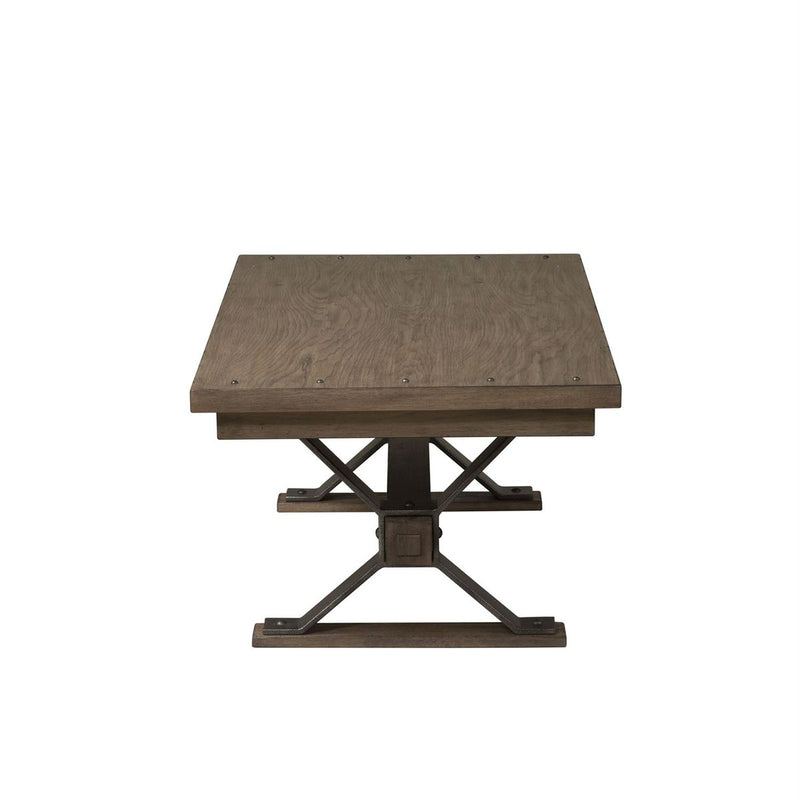 Liberty Sonoma Road Rectangular Cocktail Table in Weathered Beaten Bark