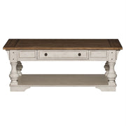 Liberty Morgan Creek Cocktail Table in Antique White image
