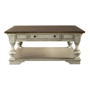Liberty Morgan Creek Cocktail Table in Antique White image