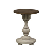 Liberty Morgan Creek Chair Side Table in Antique White image