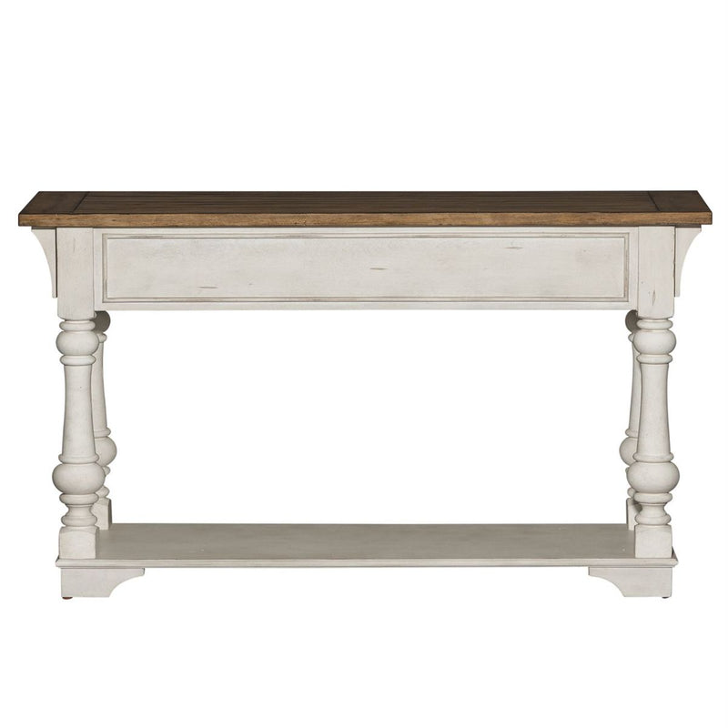 Liberty Morgan Creek Sofa Table in Antique White