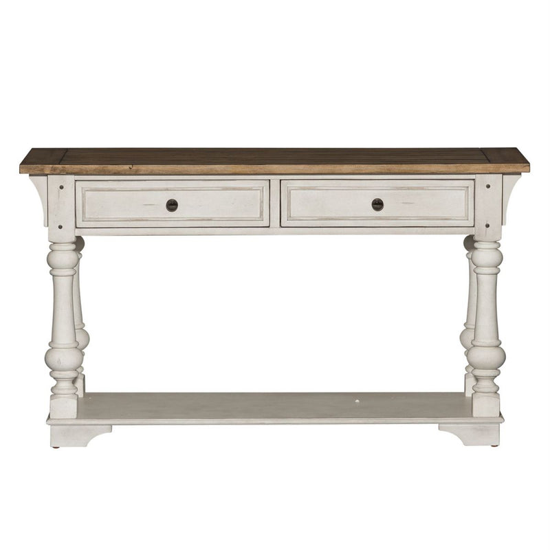 Liberty Morgan Creek Sofa Table in Antique White