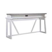 Liberty Furniture Palmetto Heights Console Bar Table in Shell White & Driftwood image