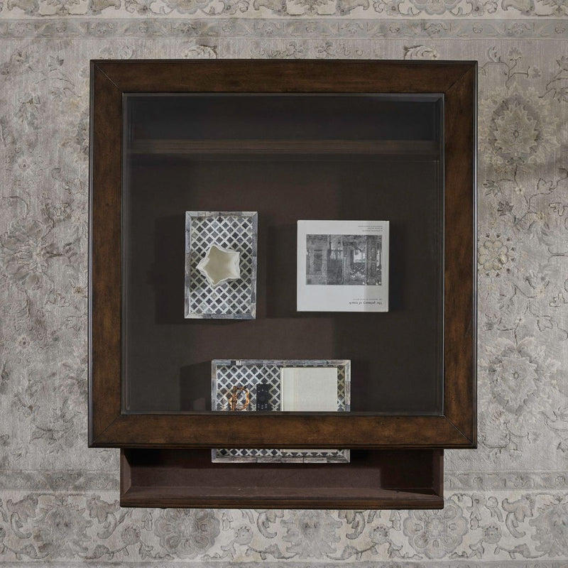 Liberty Furniture Arden Road Square Collector Cocktail Table in Satin Cherry image