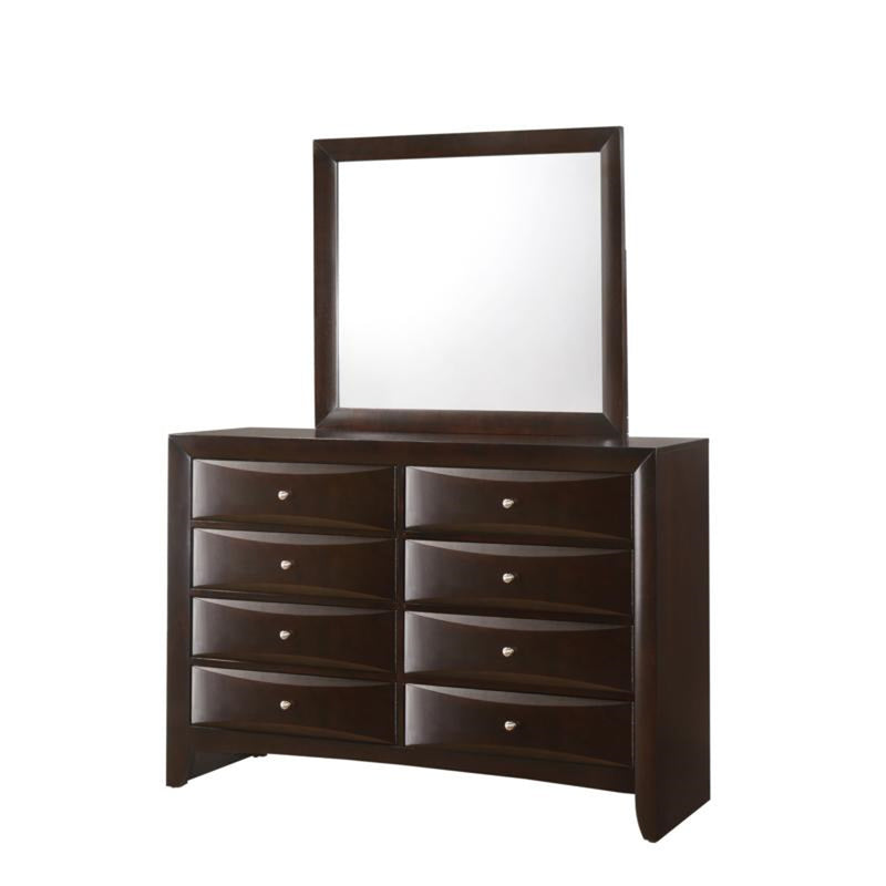 Crown Mark Emily Dresser in Dark Cherry