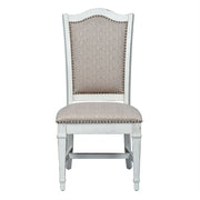 Liberty Furniture Abbey Park Upholstered Side Chair (set of 2) in Antique White image