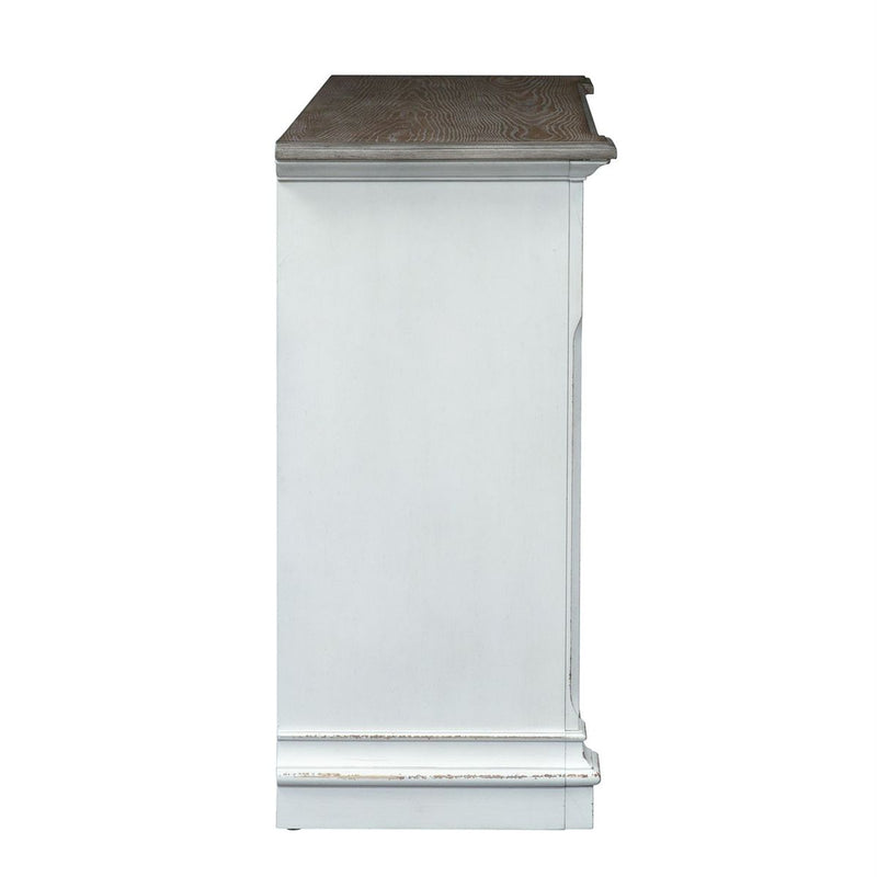 Liberty Furniture Abbey Park Buffet in Antique White