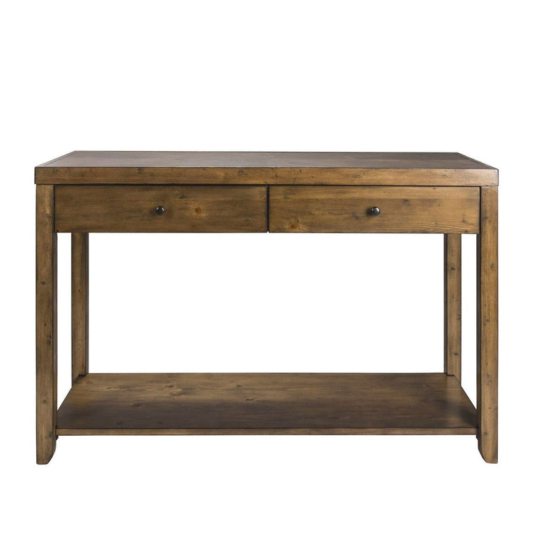 Liberty Furniture Mitchell Sofa Table in Brown image