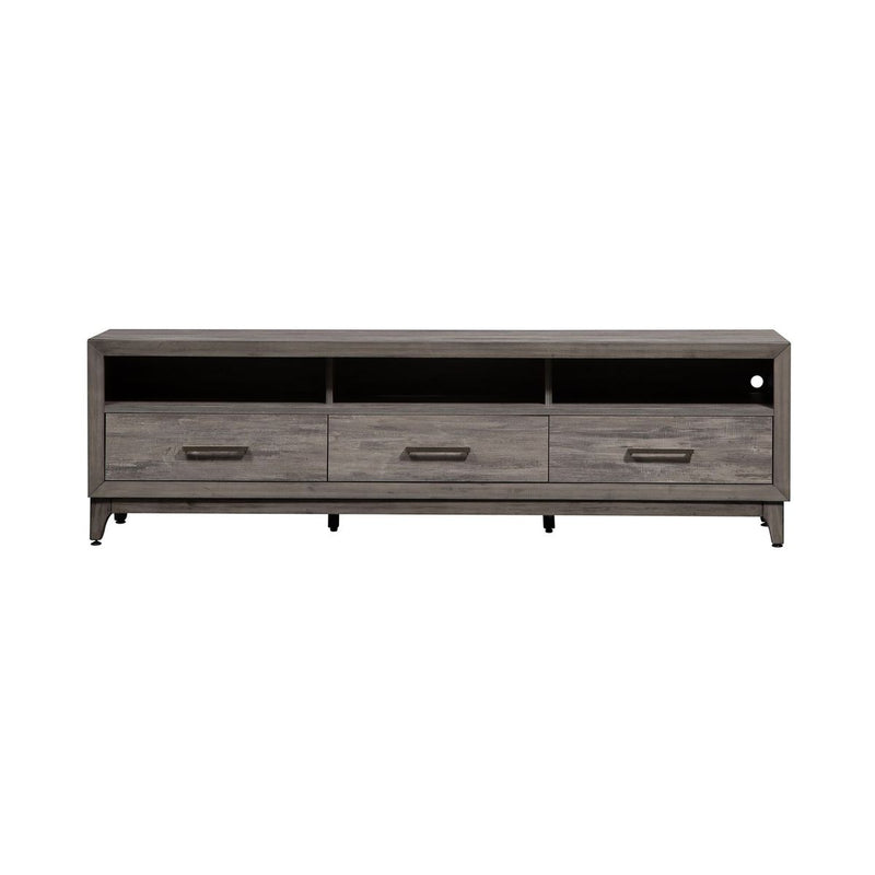 Liberty Furniture Mercury 76 Inch TV Console in Driftwood Gray image