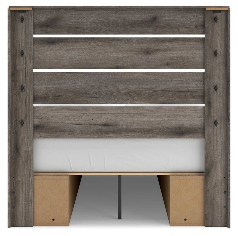 Graystorm Bed with Storage