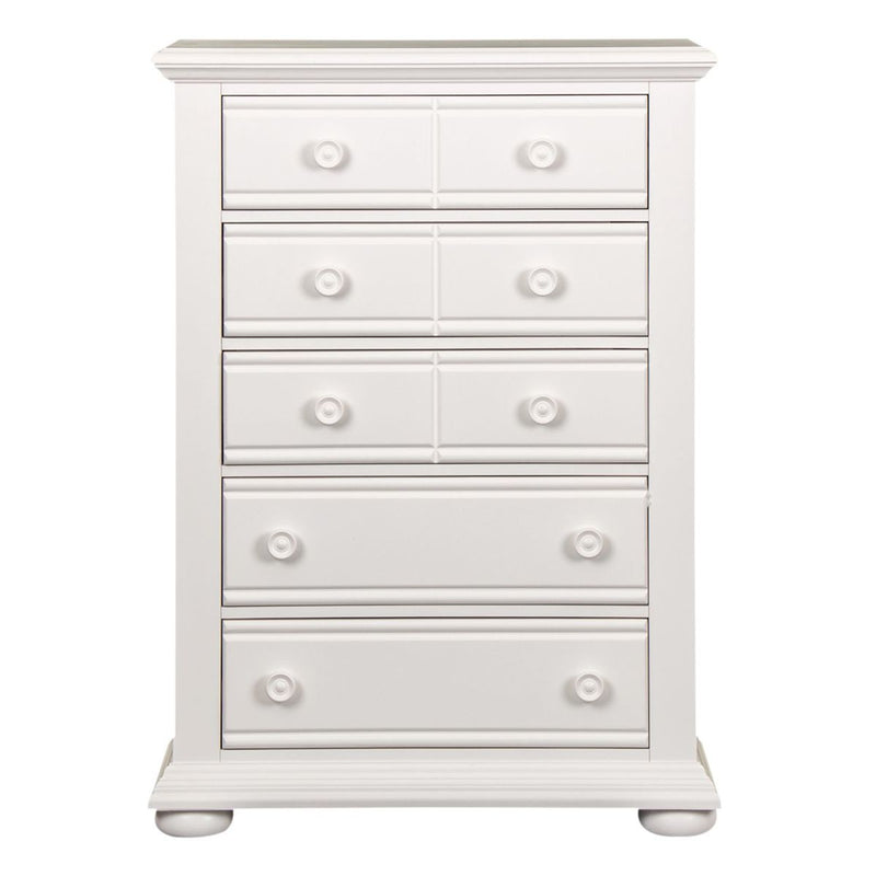 Liberty Furniture Summer House 5 Drawer Chest in White image