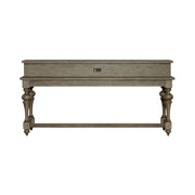 Liberty Furniture Americana Farmhouse Console Bar Table in Dusty Taupe image