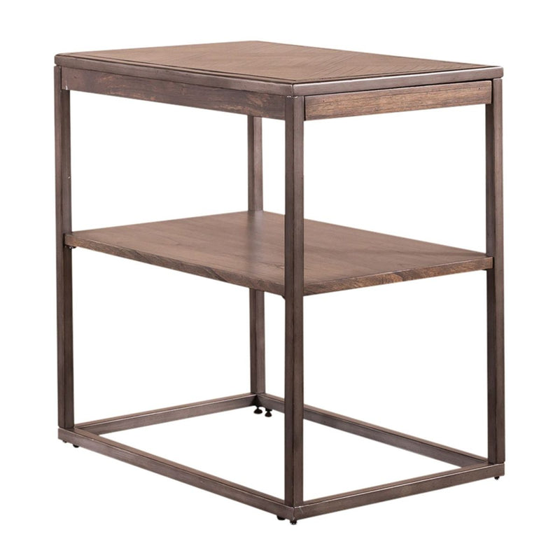 Liberty Furniture Jamestown Chair Side Table in Brown