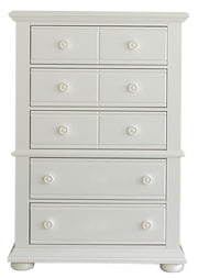 Liberty Furniture Summer House 5 Drawer Chest in Oyster White image