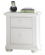 Liberty Furniture Summer House 2 Drawer Nightstand in Oyster White image
