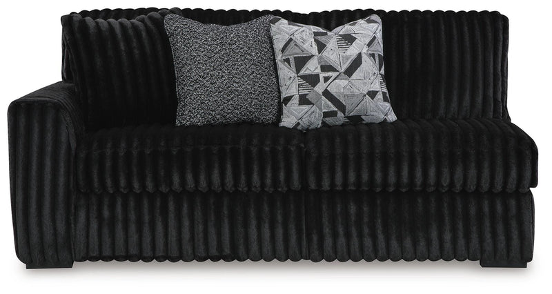 Midnight-Madness Sectional with Chaise