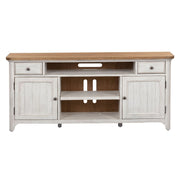 Liberty Farmhouse Reimagine Entertainment TV Stand in Antique White image