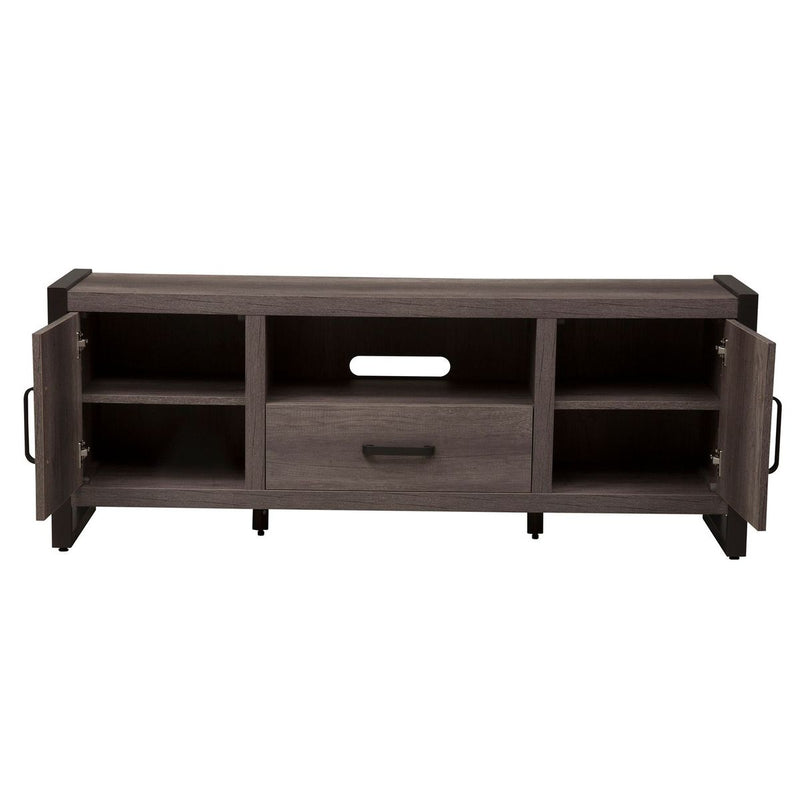 Liberty Farmhouse Tanners Creek Entertainment TV Stand in Greystone