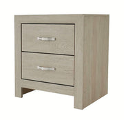 Crown Mark Furniture Jaylen 2 Drawer Nightstand in Gray image