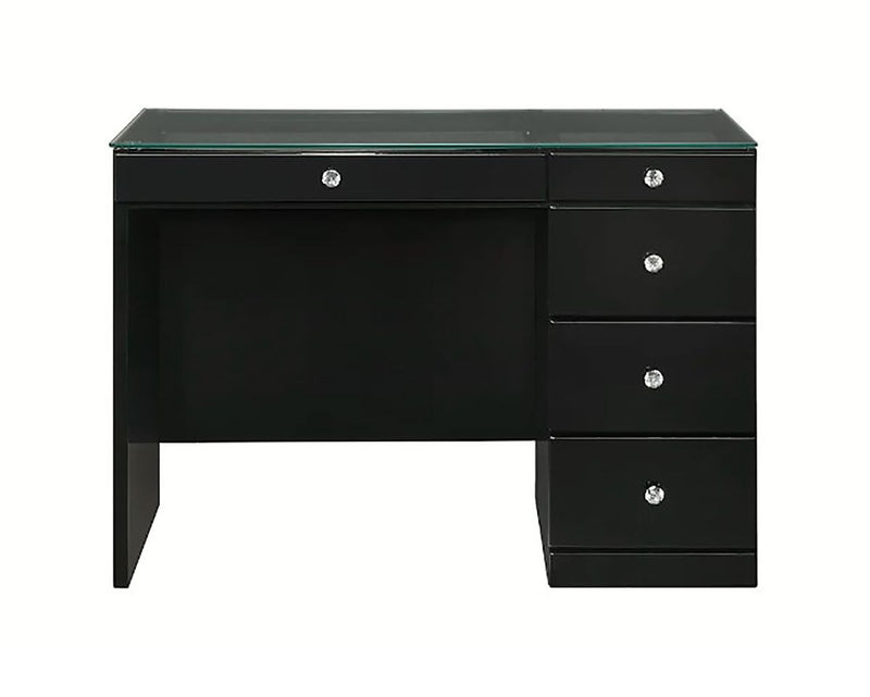 Crown Mark Furniture Avery Vanity in Black B4850BK