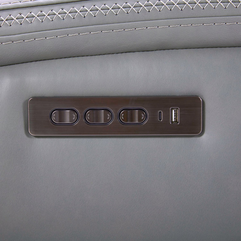 Liberty Furniture Cooper Sofa P3 & ZG in Blue Gray